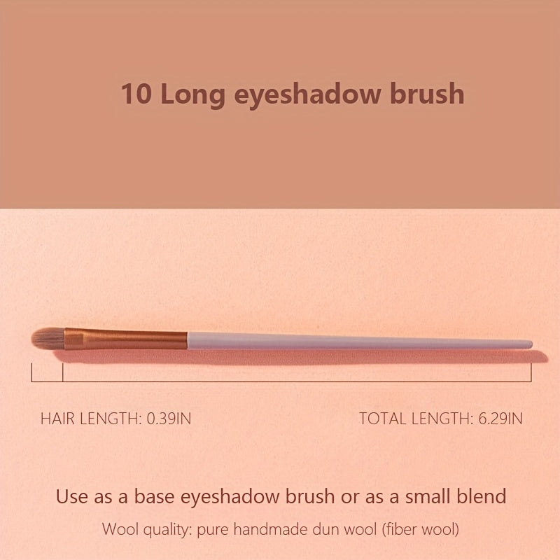 13pcss Makeup Brushes Makeup Kit, Foundation Brush Eyeshadow Brush Make Up Brushes Set (Reddish Brown, 13pcs Set) Birthday And Valentine'S Day Easter Gifts